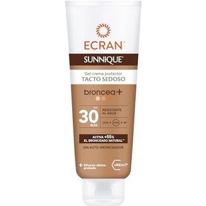Zonnebrand Gel Ecran Sunnique Broncea+ Crème SPF 30 (250 ml)