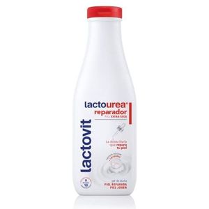 Lactovit - Lactouré herstellende douchegel, hydrateert, voedt en herstelt, sterke en jeugdige huid, romige en lichte textuur, met proteïne calcium en veters, voor een zeer droge of extra droge huid -