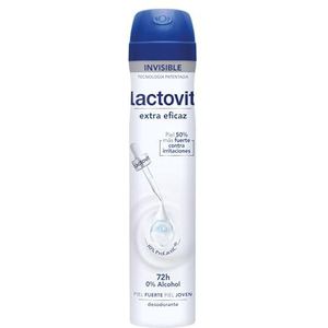 Lactovit - Extra effectieve deodorant met microcapsules, 0% alcohol, anti-irritatie en werkzaamheid 48 uur, de ambratie kan variëren