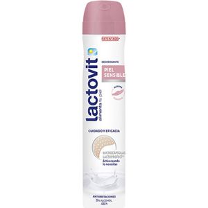 Lactovit Extra zachte deodorant voor de gevoelige huid met Lactoprotect microcapsules, 0% alcohol, anti-irritatie en 48H werkzaamheid