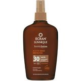 Zonnebrandolie Ecran Sunnique Broncea+ SPF 30 (100 ml)