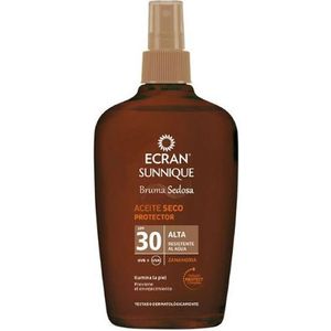 Zonnebrandolie Ecran Sunnique Broncea+ SPF 30 (100 ml)