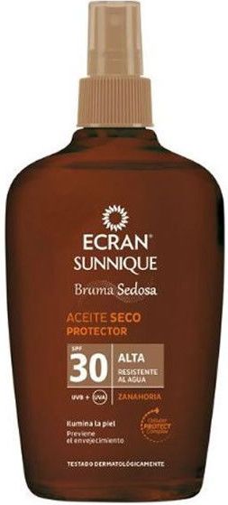 Zonnebrandolie Ecran Sunnique Broncea+ SPF 30 (100 ml)