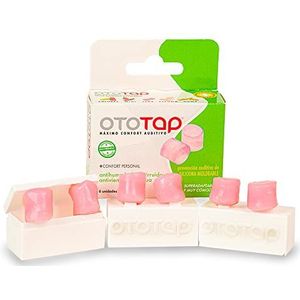 OTOTAP - Oordoppen - Siliconen - 6 Stuks - Inclusief 3 Containers