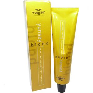 Yunsey Blond Super Lightener Haarkleuring Creme Permanent 60ml - 11/3 Iridescent Light Gold / Schillerndes Hellgold