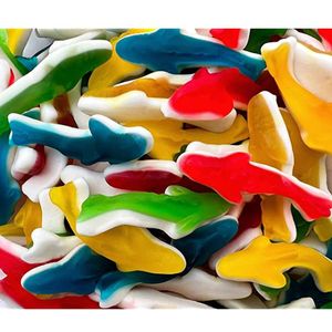 Damel - Gekleurde Haaien - 1 Kilo - Snoep - Snoepgoed - Schepsnoep