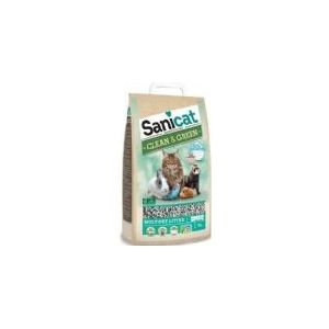 Sanicat Clean & Green - Kattenbakvulling - Gerecycled Papier - 10 liter