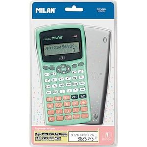 Rekenmachine Milan M240 Turkoois 16,7 x 8,4 x 1,9 cm Plastic