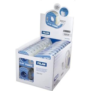 MILAN® tentoonstellingsbox 36 dispensers plakband transparant glanzend 19 mm x 33 m