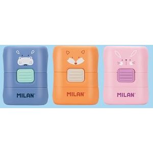 Milan Display Box Met 16 Compacte Gummen Met Borstel Speciale Serie Met Leuke Dieren