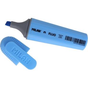 Milan Markeerstift Fluo 1 - 4,8 Mm Plat 153 Mm Blauw