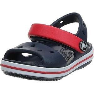 Crocs uniseks-kind Crocband Sandal Kids Sandalen, Navy/Red, 19/20 EU