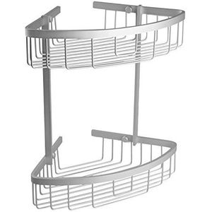 TATAY Ice Double Corne Opbergmand, aluminium, 300 x 220 x 330 cm, zilverkleurig