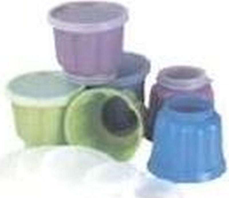 CasaLupo - Puddingvormpjes - Blauw Groen Paars - 6 Stuks - Ø 7.3 cm