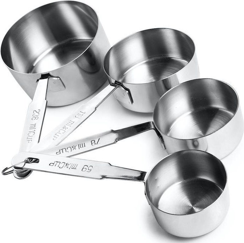 Ibili Maatpannetjes RVS 4 stuks