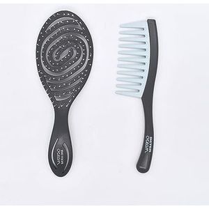 BETER Ocean borstel en kam, ideaal voor het ontwarren van vochtig haar, van gerecycled kunststof