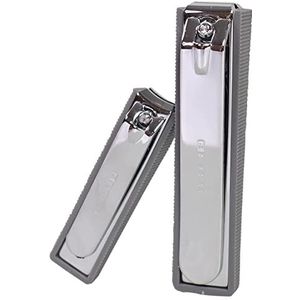 Beter Nagelknipper voor manicure en pedicure met houder, roestvrij staal, duurzaam, nagelverzorging voor handen en teennagels, 2 stuks