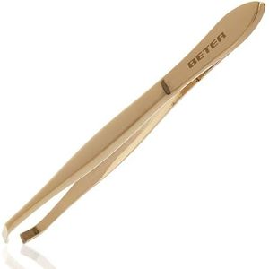 Beter – Wenkbrauwpincet, Professionele Zeefloze Steel Crab-tip ontharing Pincet voor meer precisie en zichtbaarheid van het haar, pincet voor gezichtshaar Vrouwen & Mannen, Precisie pincet