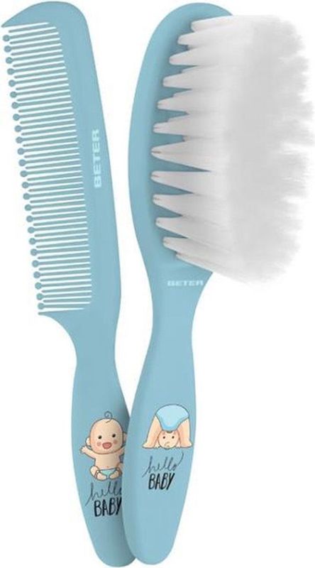 Beter Baby Brush And Comb Set Blue