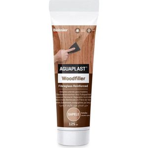 Beissier - Aguaplast Woodfiller - Merantie - Glasvezel Versterkt - 125ml