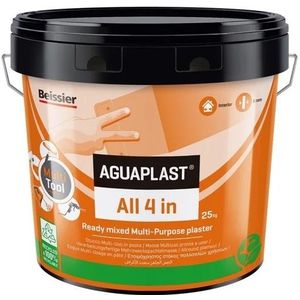 Aguaplast - All 4 In - Plamuur - 15 KG - Gebruiksklaar
