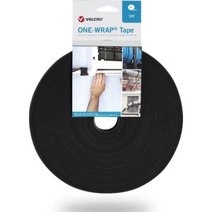 VELCRO® One Wrap® Klittenband - 16 Mm Breed - 25 Meter - Zwart