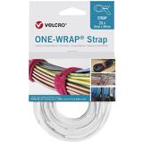 Velcro® ONE-WRAP® klittenband kabelbinder 20mm x 200mm Wit
