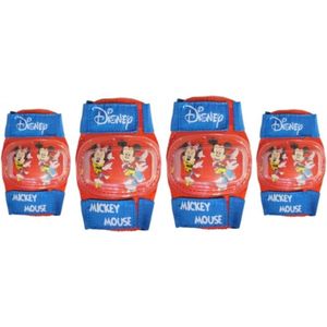 Disney Mickey Mouse - Skate set - Beschermset Kinderen - Maat S - Kleur Rood/Blauw