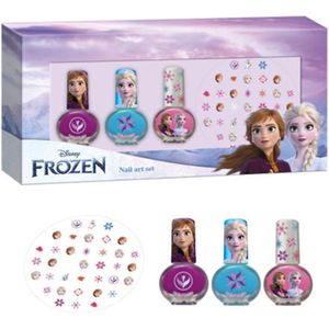Nagelset - Kinderen - Waterafwasbaar - Decoraties - Elsa en Anna