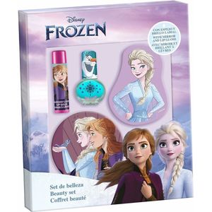 Disney - Frozen Beauty - Beauty Set - Kinderen - Cosmetische Spiegel - Lippenbalsem - Nagellak - Lipgloss