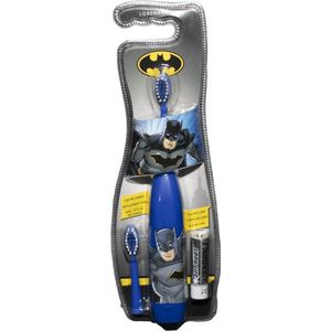 Batman Elektrische Tandenborstel Met Twee Koppen En Hop, Blauw, One Size, Vanille