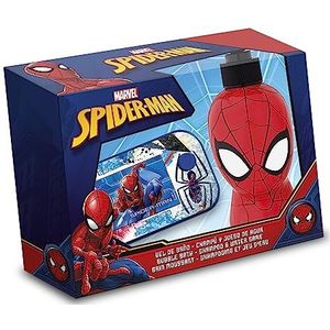 Spiderman Water Game Gift Set met Bubble Bad-Shampoo 3D Dispenser & Water Game