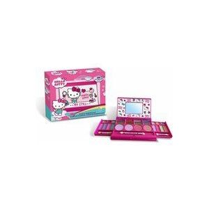 Hello Kitty Plumier Alumino Maquillaje set 18 pz