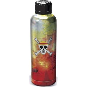 Stor - One Piece – drinkfles van roestvrij staal – herbruikbare drinkfles Luffy – 515 ml