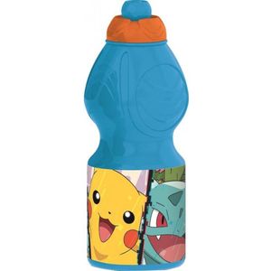 Pokémon Drinkfles Junior 400 Ml Blauw/oranje