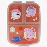 Peppa Big - Broodtrommel - Multi - 3 Vakken - Stevig Materiaal