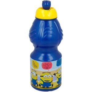 Stor Drinkfles Minions Ii Junior 400 Ml 6,5 X 18 Cm Blauw/geel