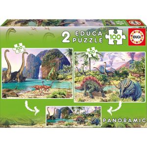 Dinosauruswereld Puzzel (200 stukjes) - Vanaf 6 jaar