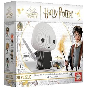 Educa - Harry Potter puzzel 3D puzzel figuur 3D Lord Voldemort verzamelstuk. 3D sculptuur puzzel vanaf 6 jaar (19502)