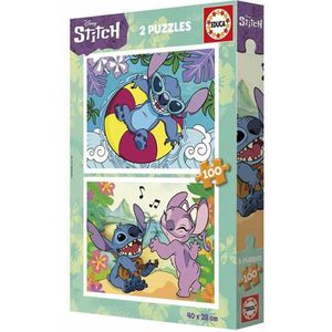 Educa - Puzzels - 2 Stuks - Gerecycled Karton - 100 Stukjes
