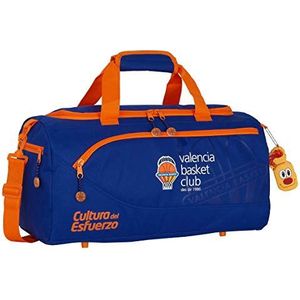 Sporttas Valencia Basket Blauw Oranje (50 x 25 x 25 cm)
