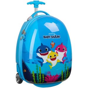 Baby Shark - Trolley - Licht Blauw 16'' (28 x 43 x 23 cm) - Hardcase