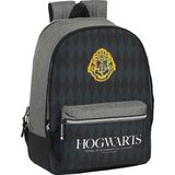 Safta Harry Potter Hogwarts schoolrugzak, aanpasbaar, 320 x 140 x 430 mm, zwart/grijs, zwart/grijs., 320x140x430 mm, rugzak 596