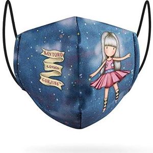 Hygiënisch en herbruikbaar gezichtsmasker gemaakt van stof Gorjuss Blauw