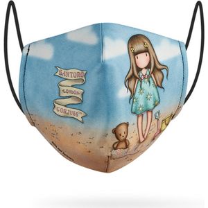 Gorjuss - Gezichtsmasker - Hemelsblauw - Stof - Herbruikbaar