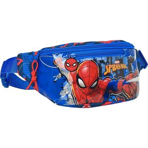 Spiderman Heuptasje, Amazing - 23 x 12 x 9 cm - Polyester - 23x12x9 - Blauw