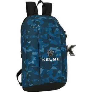 Kelme Break mini-rugzak voor dagelijks gebruik, 220 x 100 x 390 mm, Zwart/Navy Blauw