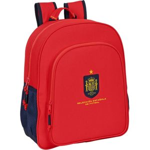 Schoolrugzak RFEF Rood Blauw (32 x 38 x 12 cm)