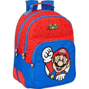 Safta Super Mario Backpack Rood,Blauw