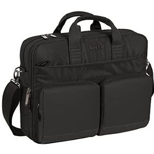 safta Laptoptas 15, Tab 10,6 inch + USB Business Black, 41 x 33 x 9 cm, meerkleurig (642200378), uniseks kinderen, Meerkleurig